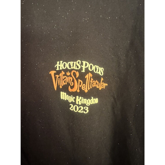 Disney Spirit Jersey Adult XXL Black Hocus Pocus Villain Spelltacular Halloween - Picture 5 of 12